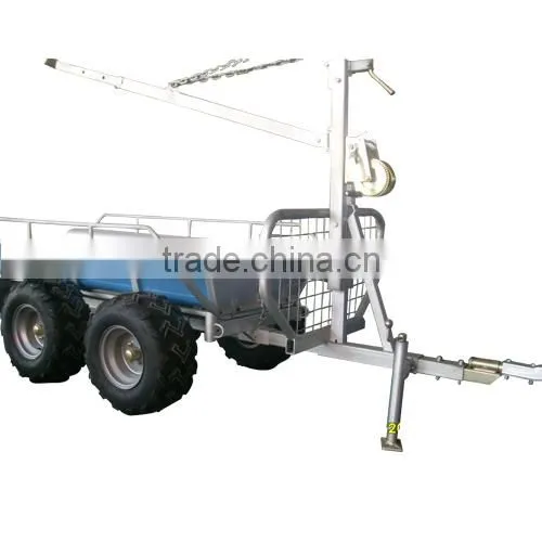 China Wholesale Crane Timber Trailer,log Loader Trailer,log Trailer photo-2