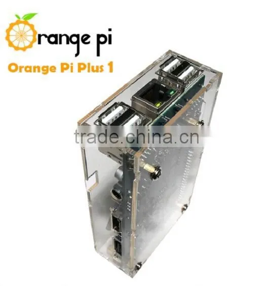 Wholesale Acrylic Transparent Orange Pi Case Suitable for Plus Not for Raspberry Pi photo-3