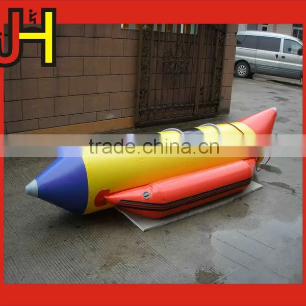 2016 8 Person SingleTube Inflatable Water Games Flyfish Banana Boat For Sale photo-2