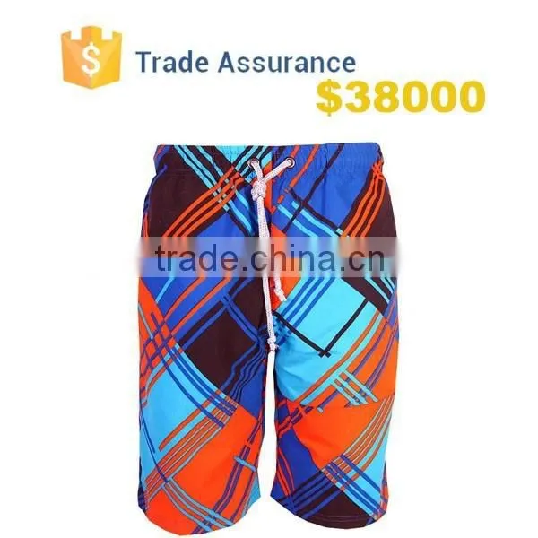 Wholesale - 2015 Fashionable Swimwear for Man Comfortable Loose Board Shorts High Quality Polyester Thin Beach Pants Sale Online photo-3