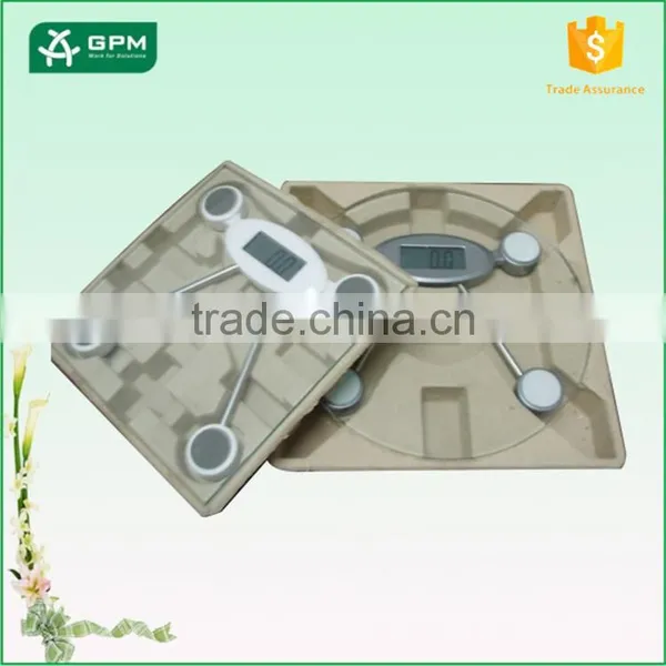 Molded Recyclable Pulp Cardboard Cosmetic Gift Set Packaging Box for Inner Packing Custom Pulp Tray for Sale photo-4