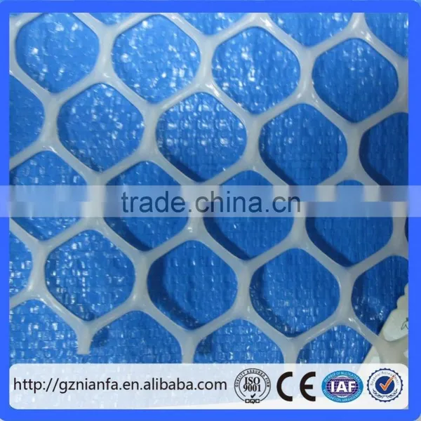 Guangzhou plastic net for air conditioner/White plastic extrude net(Guangzhou stock)
