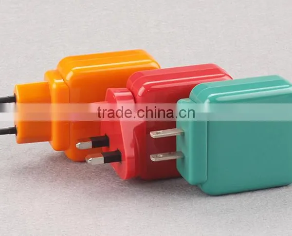 Qc 2.0 Dual USB Plug Fast Charging Travel Charger Adapter photo-5