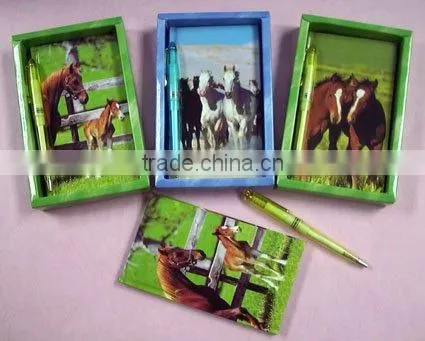 Notebook With Horse Design