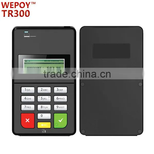 EMV PCI Mobile Bluetooth Card Swipe Machine With Keyboard photo-3