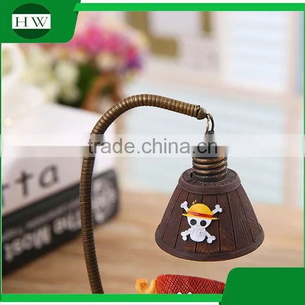 Resin Decorative Cartoon One Piece Eye Protection Battery Operated Led Study Reading Desk Table Night Light Lamp photo-5