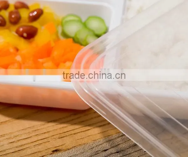 Why Choose Black Write Clear 1000ml Disposable Food Containers 3 Compartment photo-6