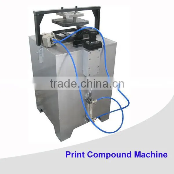 Semi-automatic square can lid print compound equipment