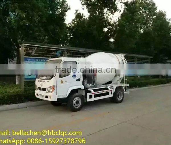 6 Wheels 2.5 Cubic Meters Mini Concrete Mix Truck photo-3