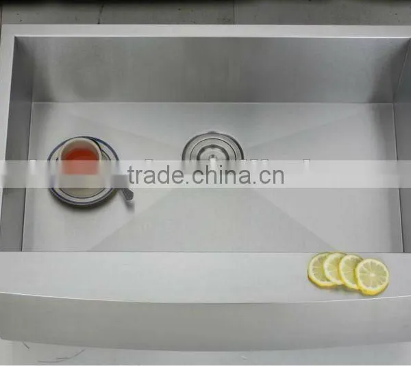 Stainless Steel Apron Kitchen Handmake Sink photo-2
