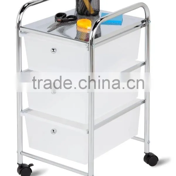 Vivinature 12 Drawer Chrome Studio Organizer Cart photo-2