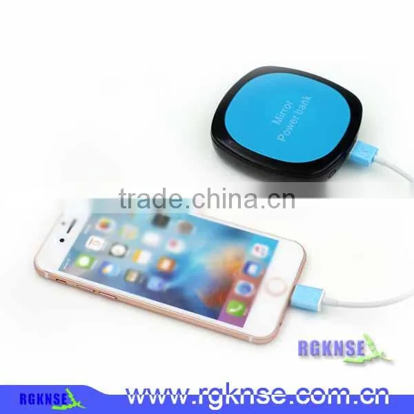 Power Bank Gift Set 4000mah Mirror Power Bank, External Battery Charger For Women photo-4