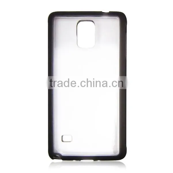 Multicolor Frame Transparent Cover, TPU Protective Phone Case for Samsung Note4 photo-4