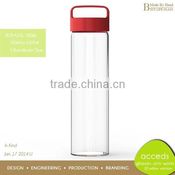 Borosilicate Glass Lemon Bottle / Cup Juice Source photo-4