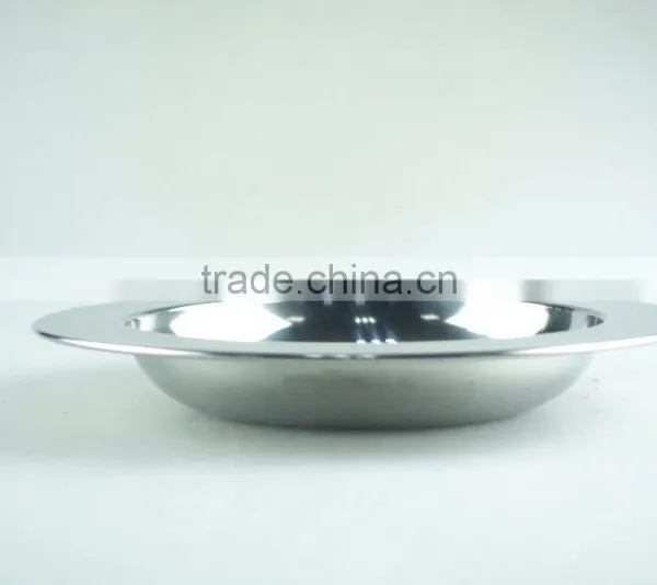 Round Tray Metal Food Tray Stainless Steel Buffet Trays Of Various Sizes photo-2