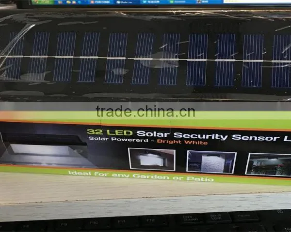 FQ-S02 32 LED Solar Security Sensor Light,Movable Bulletin Boards Notice Board Memo Board,desktop Memo Board photo-2