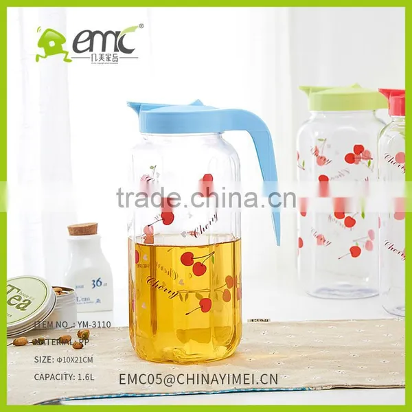 High Quality Transparent New Plastic Cold Kettle With Color Print photo-4