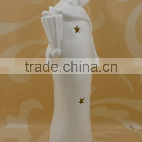 Factory Direct White Ceramic Christmas Decoration for Wholesale photo-2