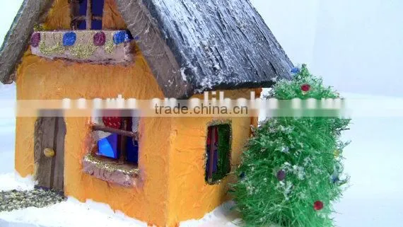 Little Christmas House With Colored Light photo-3