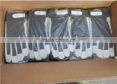 DDSAFETY High Quality Cow Grain Leather Glove Driver Gloves photo-5