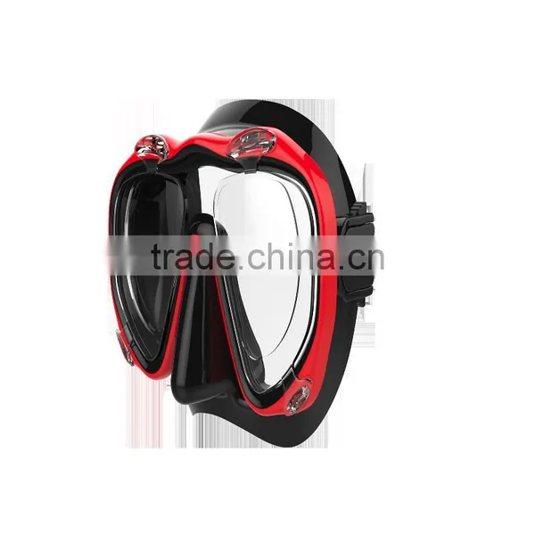Hot Selling Customizable Tempered Glass Free Diving Mask photo-2