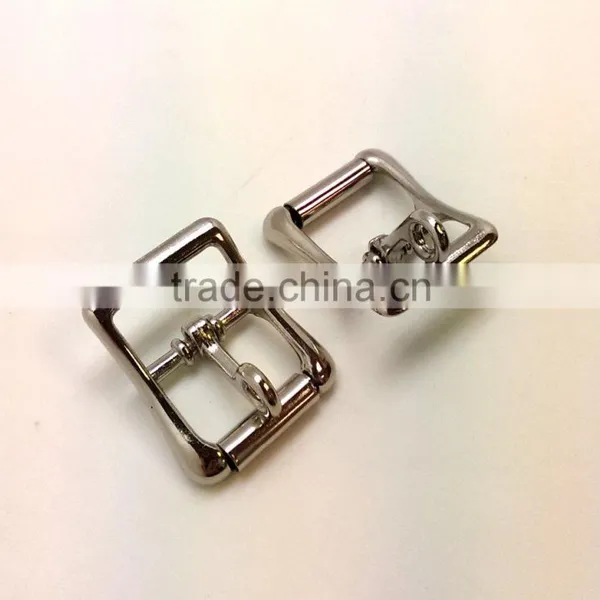 Zinc Alloy Center Bar Buckle With Lockable Prong, Nickel Plate, Buckle for Strap photo-3
