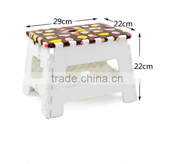 Cute Printing Plastic Stool for Children photo-2