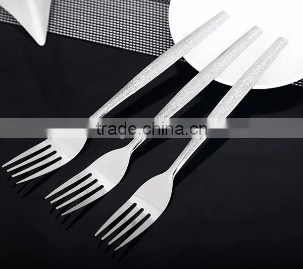 Cute Thickening Stainless Steel Fork Mirror Polishing Cutlery photo-6