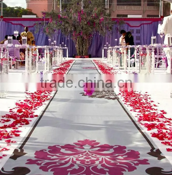 Party Decorative Carpet Runner/factory Hot Sale Decorative White Wedding Runner/wedding Carpet/mat Exhib photo-5
