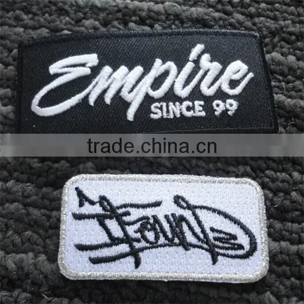 2017 China Customized Logo High Quality Washable Garments Embroidery Patches Badges photo-5