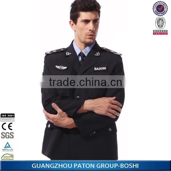 Wholesale Fashion Design Security Uniform Garment Jacket For Winter