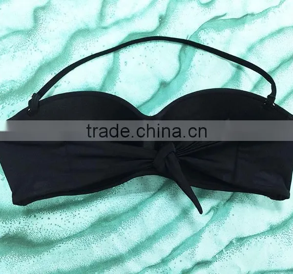 Classic Style Youg Girls Swimear Iron Bead Design Sexi Hot Girl Bikini photo-3