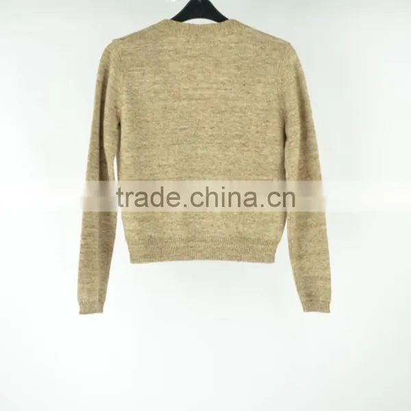 Children Clothes Hand Knitted Girls Cardigans Wool Sweater For Kids photo-2