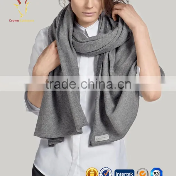 Women Knitted Winter Grey Cashmere Scarfs And Shawl photo-4