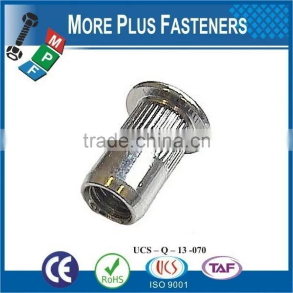 Made in Taiwan Stainless Steel Bright Brass Antique Brass Rivet Nut photo-2