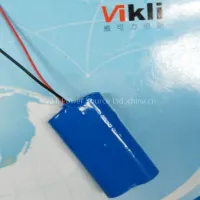 18650 Battery 7.4V ， 2S Li-ion Battery Pack 2400mah