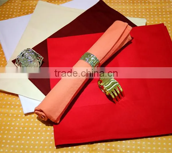 100% Cotton Satin Style Beige Color Hotel Table Napkin photo-4