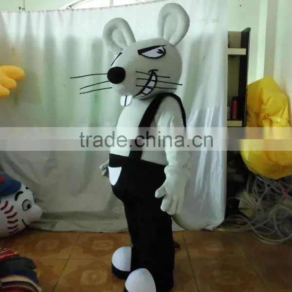 Adult Grey Rat Mascot Costume photo-2