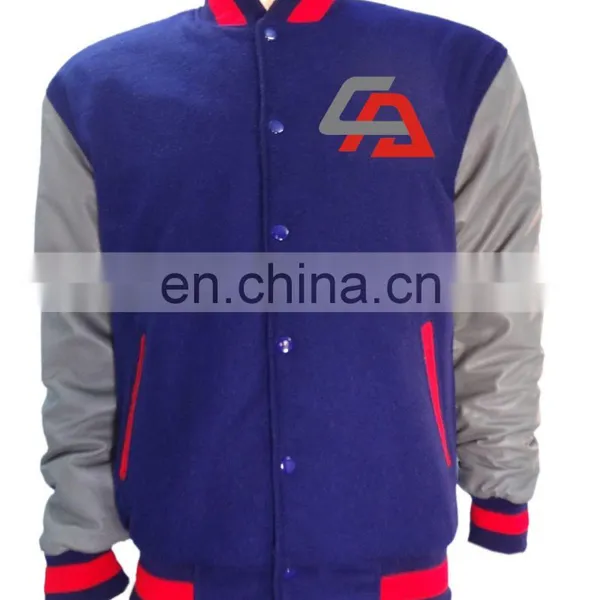 Mens Custom Winter Padded Outdoor Bomber Varsity Jacket photo-2