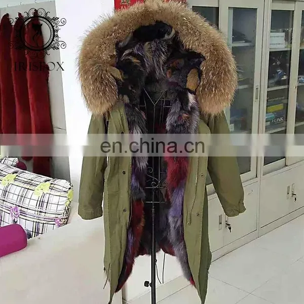 Irisfox New Product Parka Winter Jacket Parka Fur Jacket Unisex