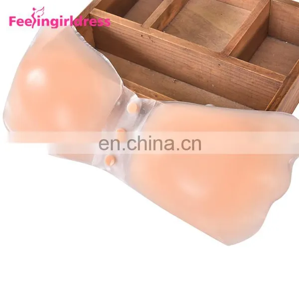 High Quality New Design Sexy Self Adhesive Magic Push Up Strapless Bra photo-4