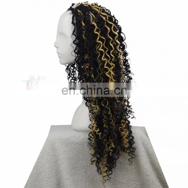 Styler Brand Long Black Curly Online Store Hot Selling and Top Quality Virgin Hair Cosplay Afro Wig photo-2