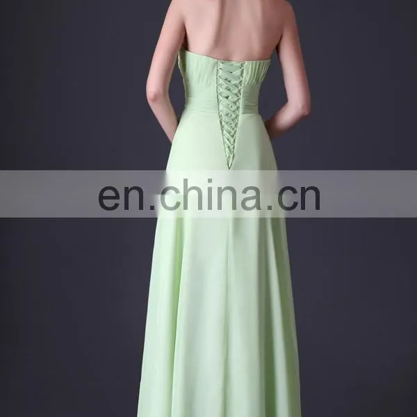 Grace Karin Chiffon Fashion Halter Long Bridesmaid Dress CL3461 photo-3