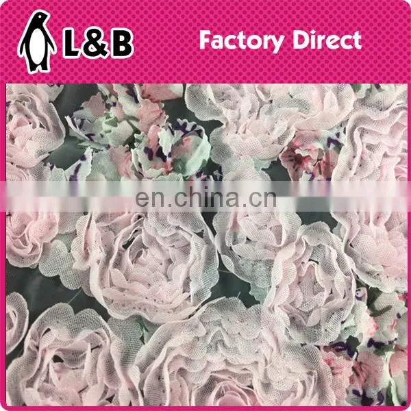 New Design Popular Embroidery Organza Lace Fabric photo-4