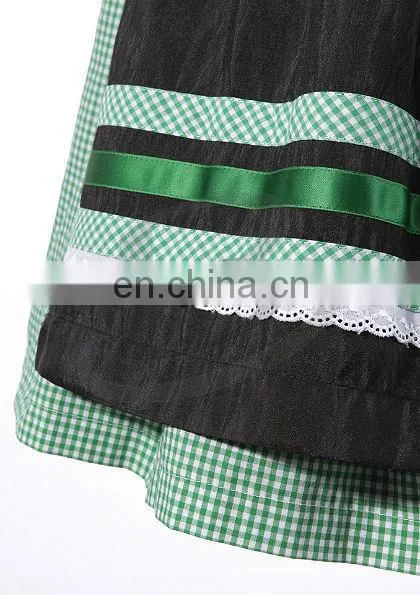 Green Classical Dirndl Trachten German Oktoberfest Bavarian Traditional Dirndl For Women (German Bavaria Dirndls) photo-4