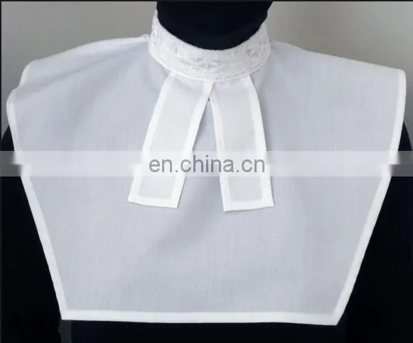 UK Style White Barrister Collarette photo-3