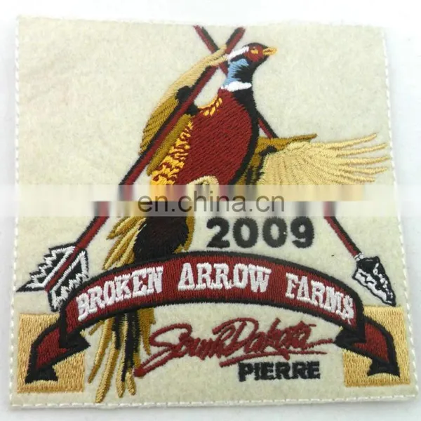 Custom Felt and Polyester Embroidered Patches for Wholesale photo-2