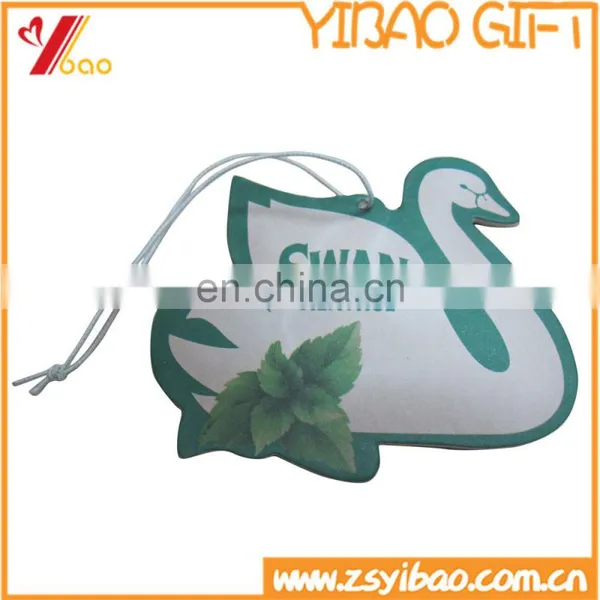 Paper Car Air Freshener Hanging on Car Air Freshener