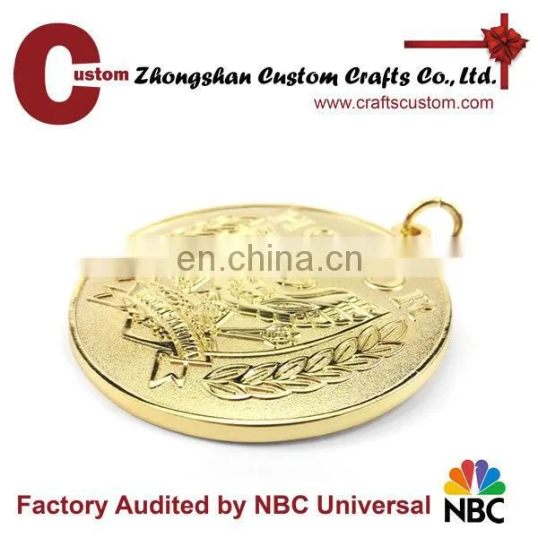 Promotional New Products Expert Factory Custom Engraved Logo Gold Honor Eagle Medal photo-2