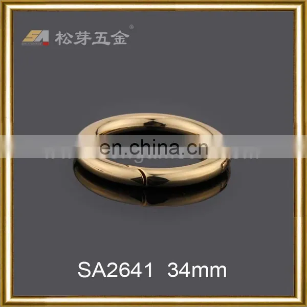 Custom Size Gold Plated High Quality Open O Ring Buckle photo-2